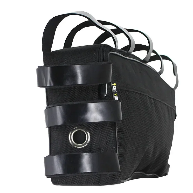 Bike Beam Suspension Waterproof Bag Mountain Road Bike Scooter Frame Hanging Bags Trapezoid E-bike Rear Lithium Battery Pack