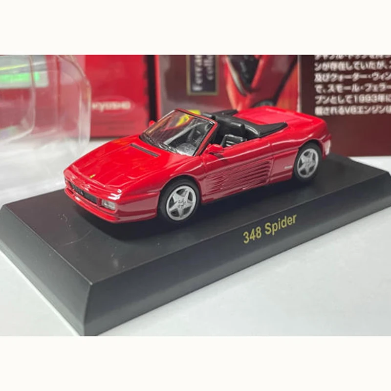 

KYOSHO 1:64 348 Spider Convertible Alloy Sports Car Model Adult Classic Collection Static Display Ornament Gift