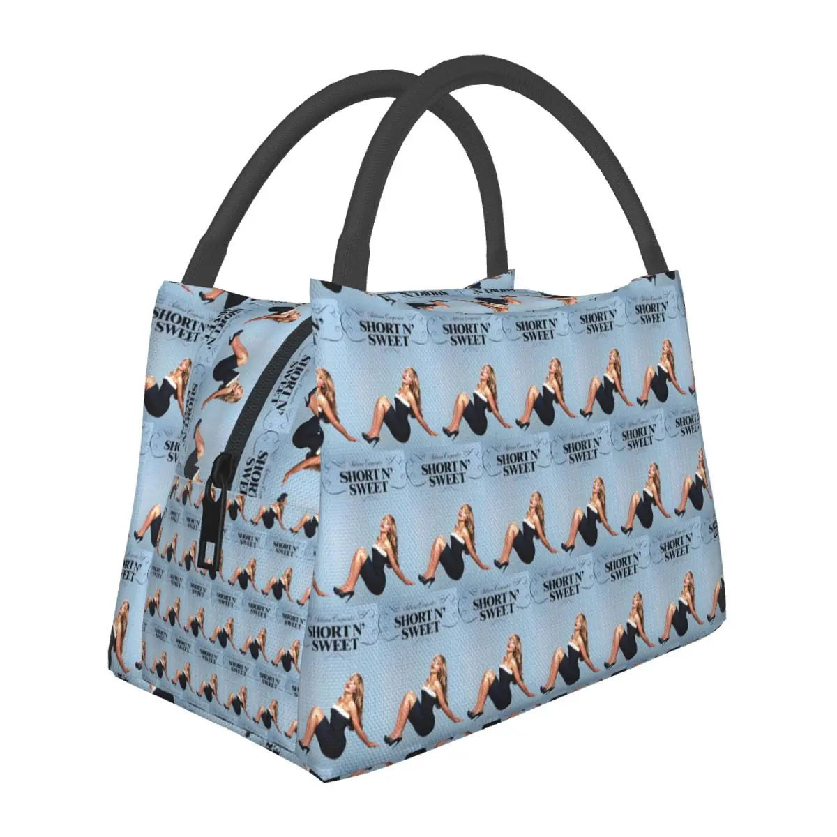Sabrina Carpenter Espresso Lightweight Handheld Insulated Lunch Bag Aluminum Foil Liner for Adults Students Travel Picnic