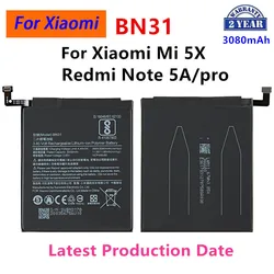 Brand New BN31 3080mAh Battery For Xiaomi Mi 5X Mi5X Redmi Note 5A / Pro Mi A1 Redmi Y1 Lite S2 BN31 Batteries