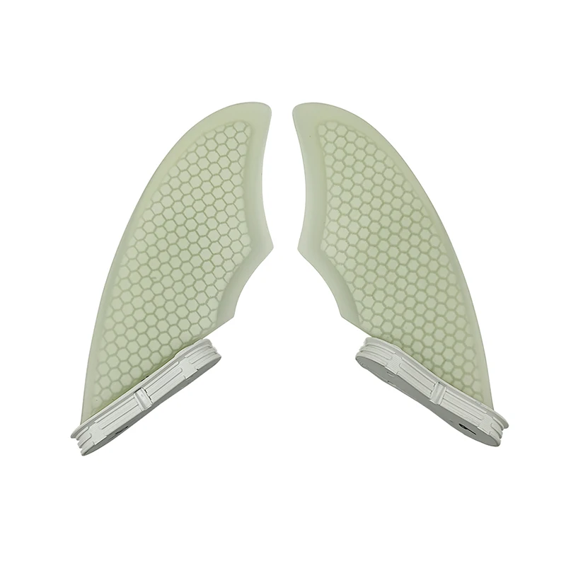 

Surf Accessories Fins Twin Fins Quillas Surf UPSURF FCS 2 White Honeycomb 2 Pcs/set Surf Fins Double Tabs 2 Fin barbatanas surf