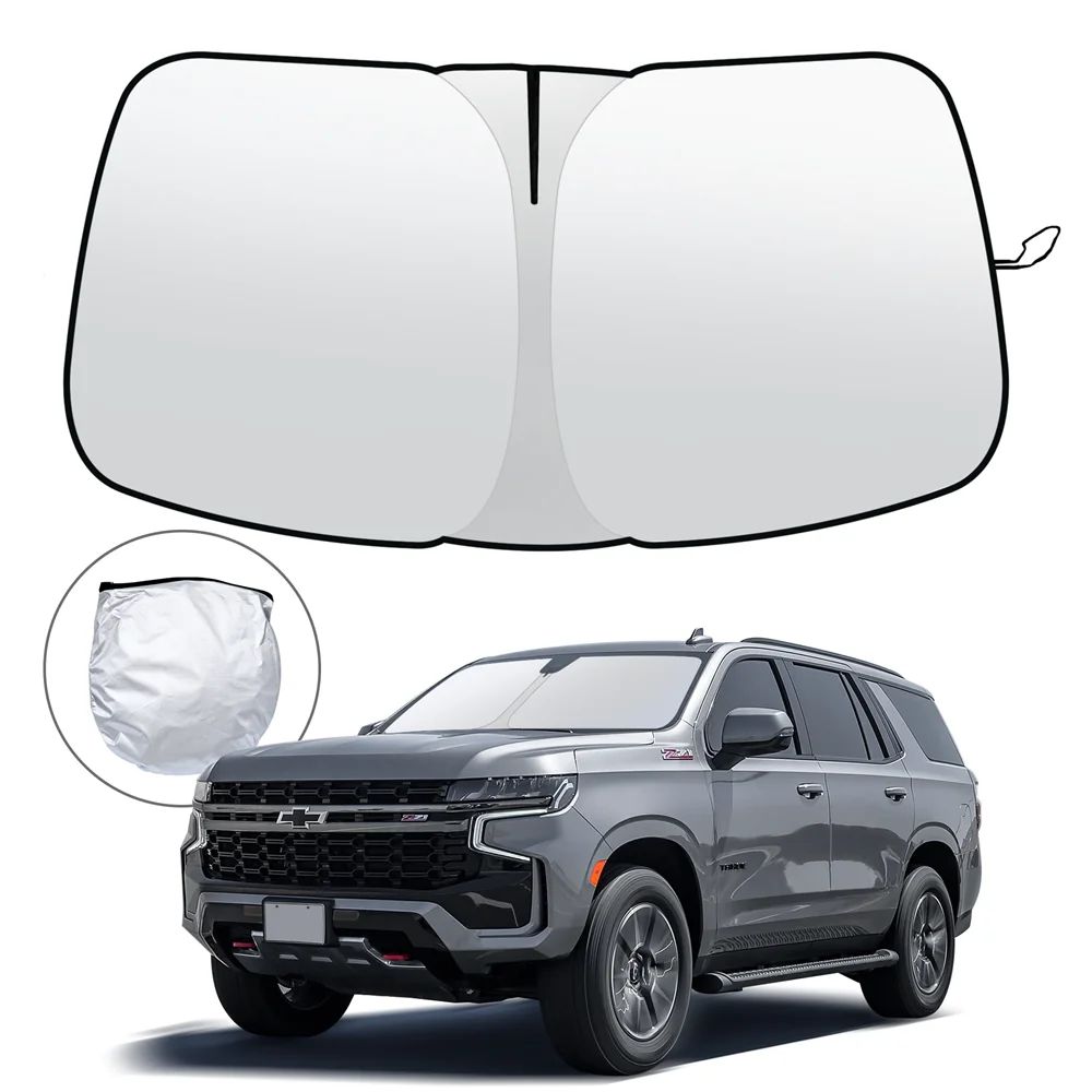 

Для Chevrolet Tahoe 2015 2016 2017 2018-2020 автомобильный солнцезащитный козырек на лобовое стекло, солнцезащитный козырек на переднее окно, аксессуары для защиты от ультрафиолета