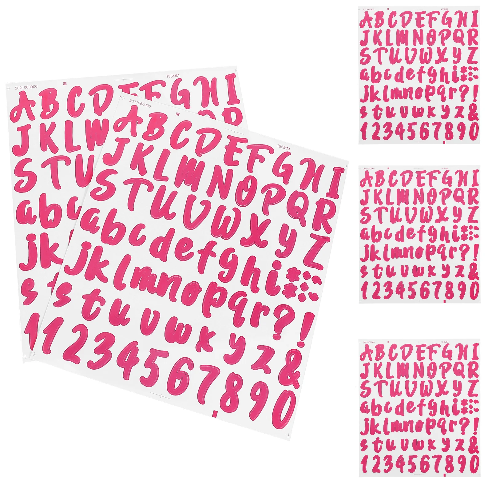 

5pcs Gold Name Stickers for Mailbox Wedding Birthday DIY Letters Numbers PVC Self Adhesive Decals Waterproof File Folder Labels