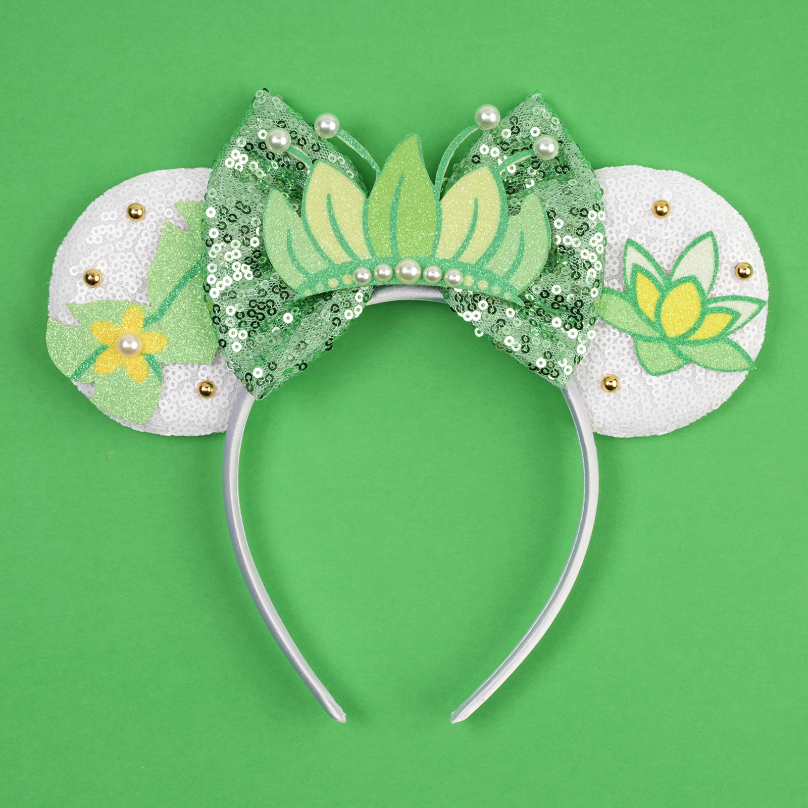 Princess and Frog Mickey Mouse Ears Headbands Women Party Ha