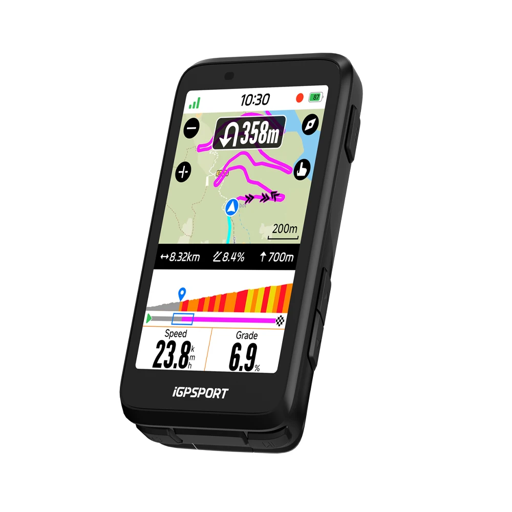 iGPSPORT BiNavi Bike Navigator Touchscreen GPS-fietscomputer 35 uur batterijduur Fietsaccessoires