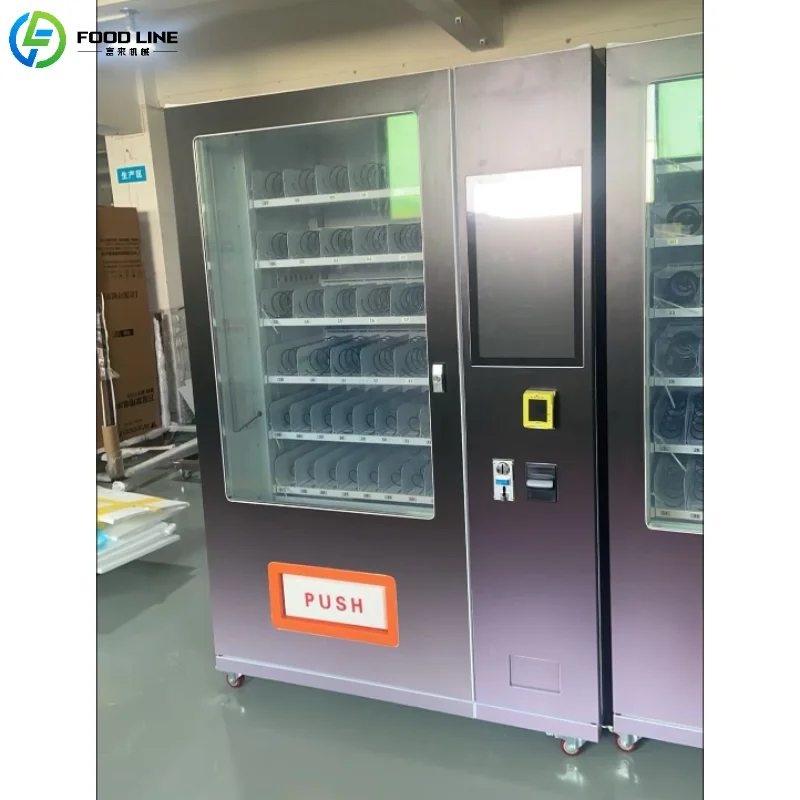 Customized Export Europe Popular Snack Drink Automatic Combo Vending Machine Snack and Drink Vending Machine Automatic