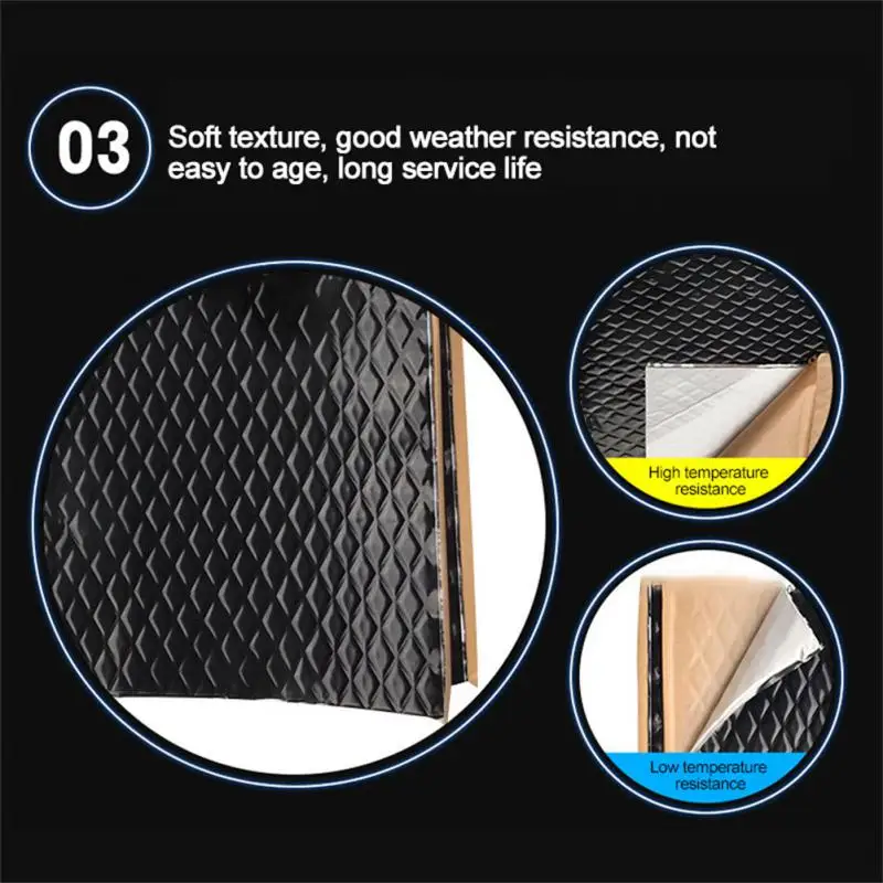 Pure Butyl Rubber Practical Car Supplies Sound Insulation Shockproof Plate Environmentally Friendly Self-adhesive Material