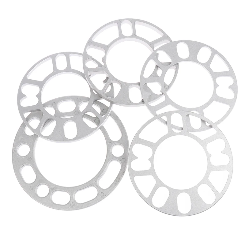 Car Wheel Spacers 3/5/6/8/10mm Alloy Aluminum Car Wheel Spacer Adaptor Shims Plate Car Accessories