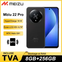 Smartphone Meizu Mblu 22 Pro Global Version 50MP Main Camera 120Hz 6.79'' LCD 5000mAh Battery 18W Fast Charger NFC