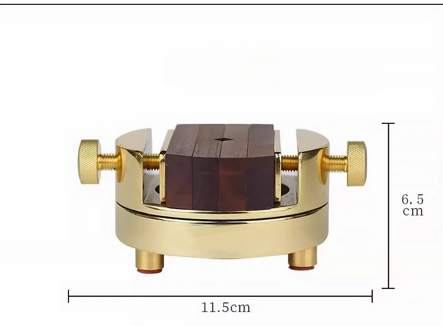 New Integrated Ebony Double Spiral Printing Table Metal Beginner Fixture Seal Cutting Tool