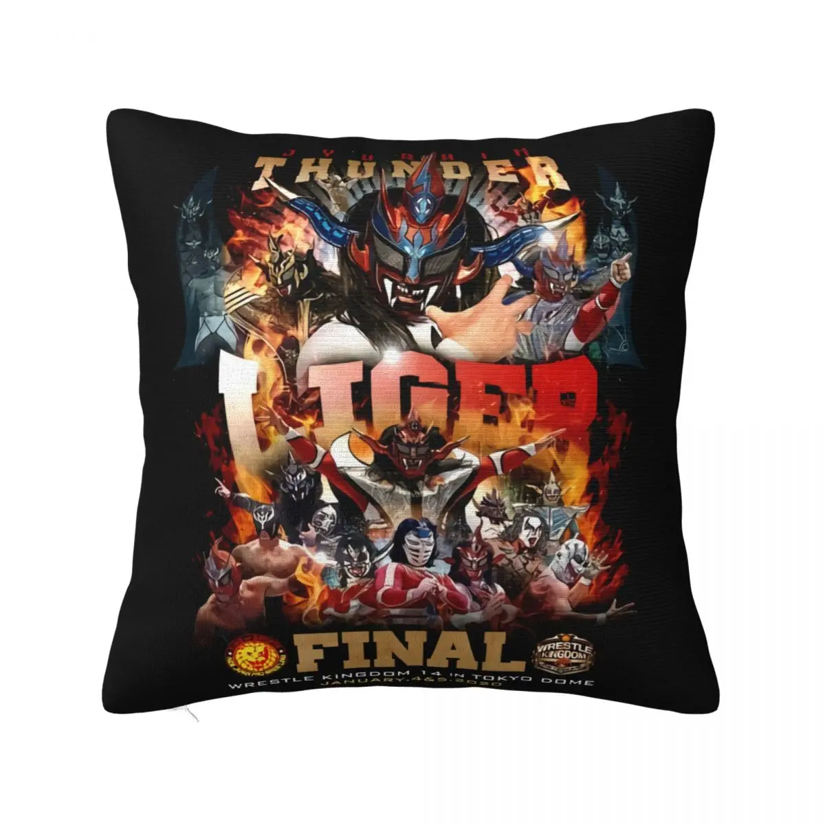 Njpw Jushin Thunder Liger Liger The Final Unisex S'6 Freeship Music Teenage On Sale Pillow Case