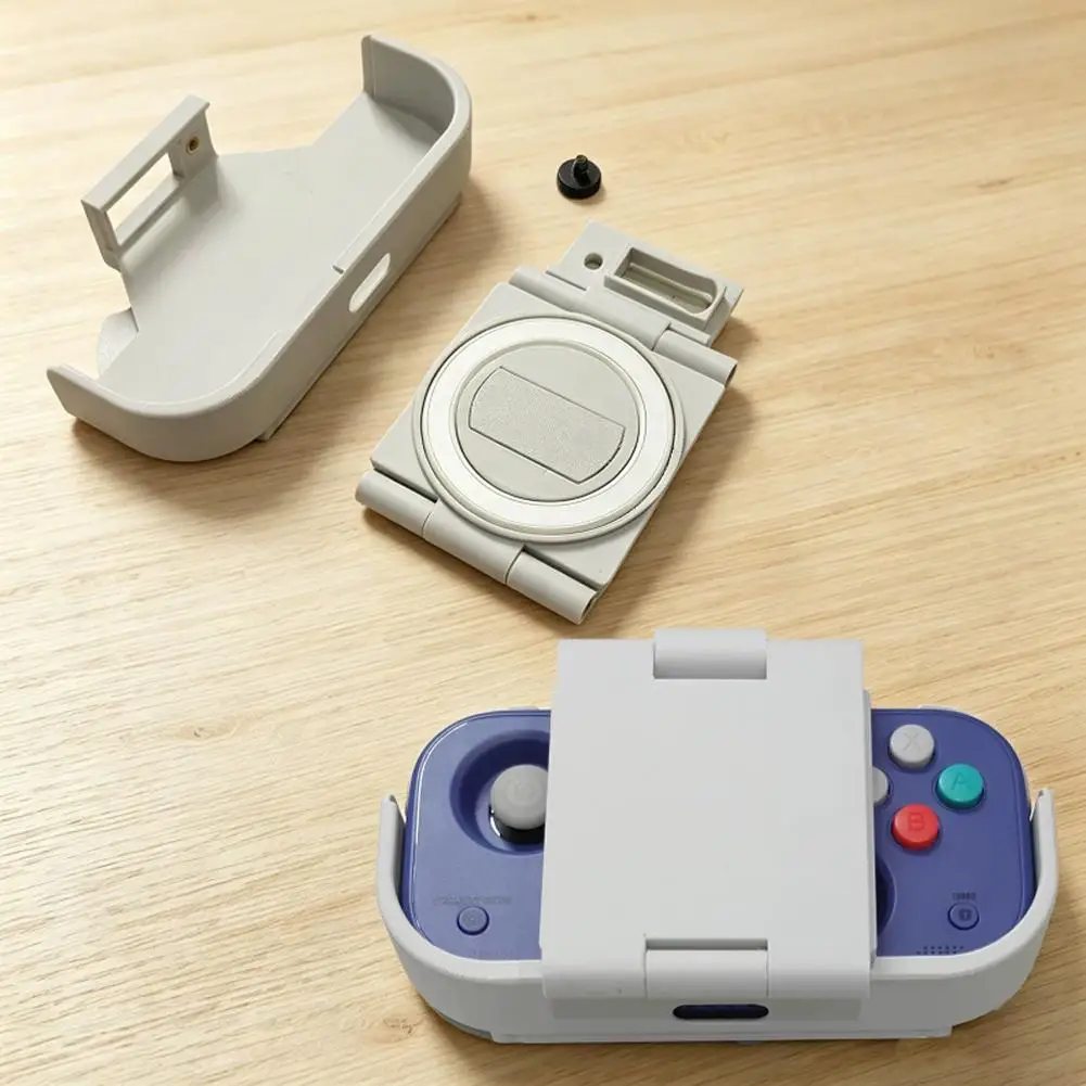 Retro Pocket Game Controller Magnetic Protective Shell Foldable Adjustable Angle Game Stand Horizontal Vertical For Game Handle