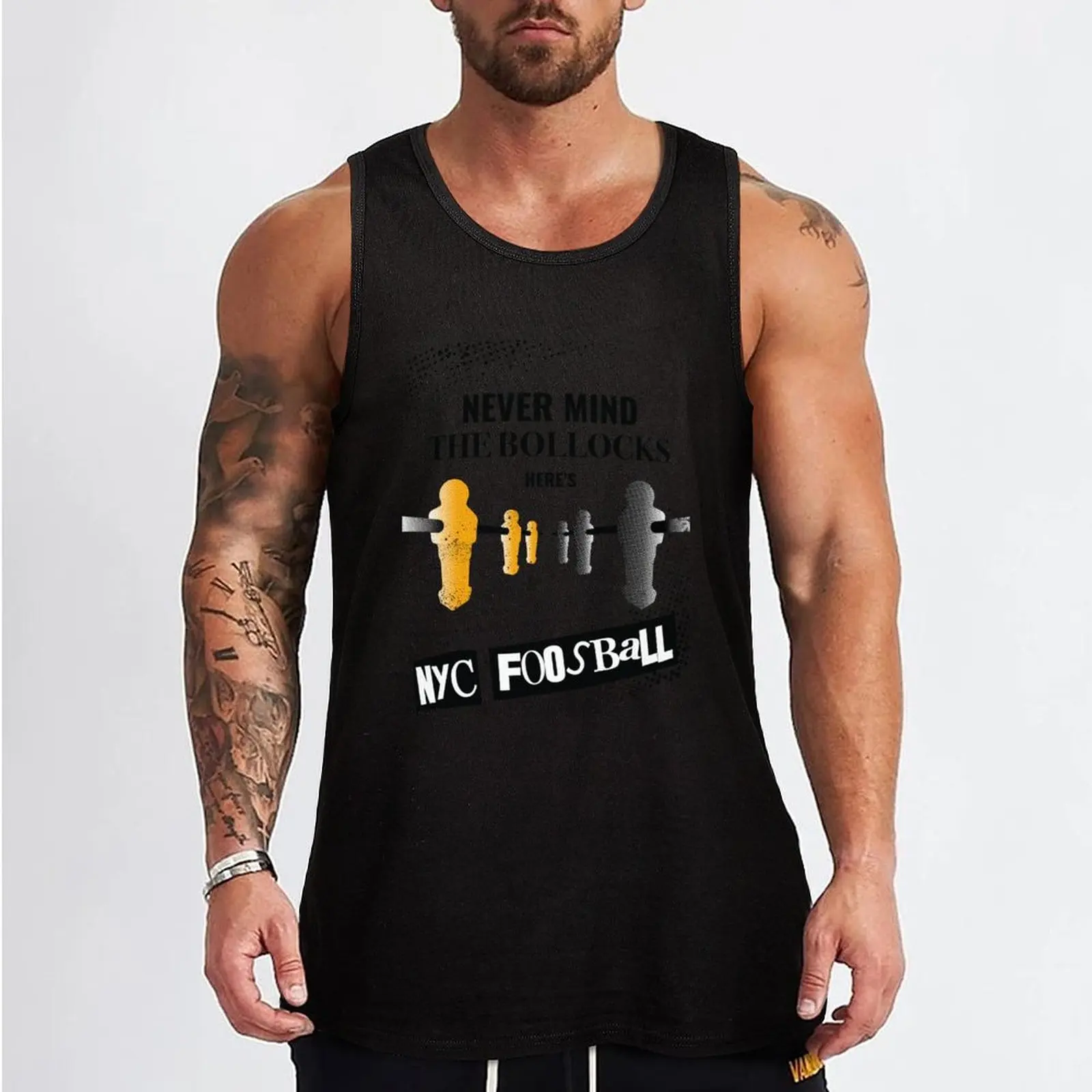 Never Mind the Bollocks, Here's NYC Foosball (Light Items) Tank Top gym clothing gym clothes men man sexy?costume Gym clothes