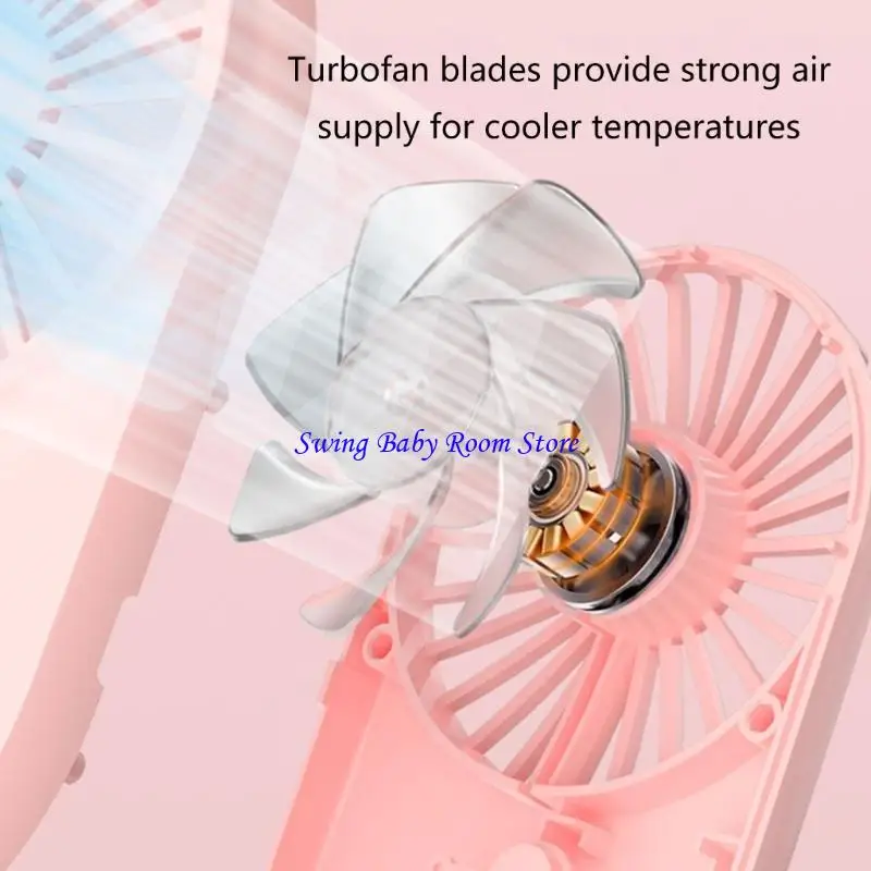 Fã k1ad ao ar livre fã USB fofo confortável fã poderoso fã acampamento pequeno leve