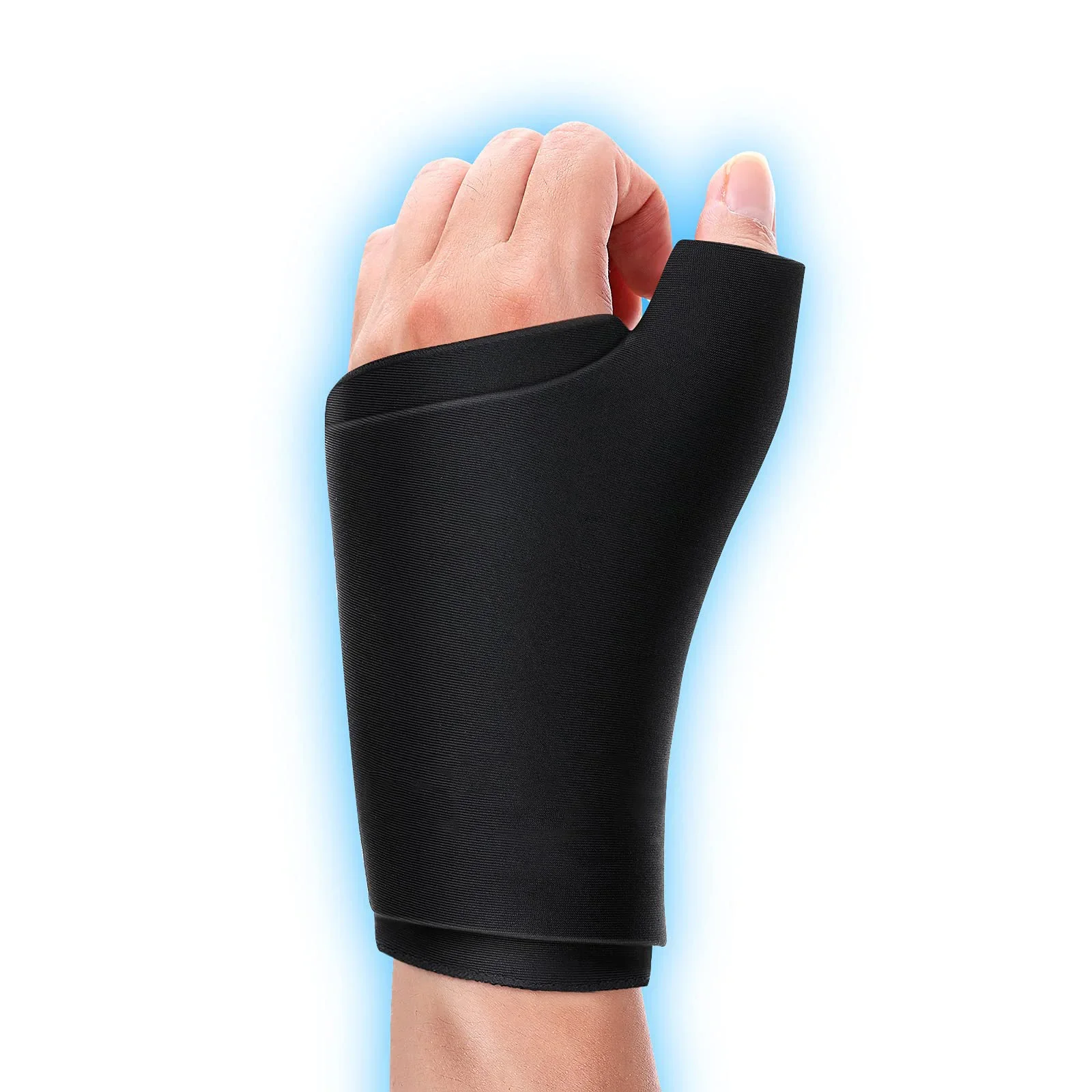 Warmable thumb wrist ice pack, hot and cold compression hand finger ice pack, warm cold hand therapy massage, pain relief