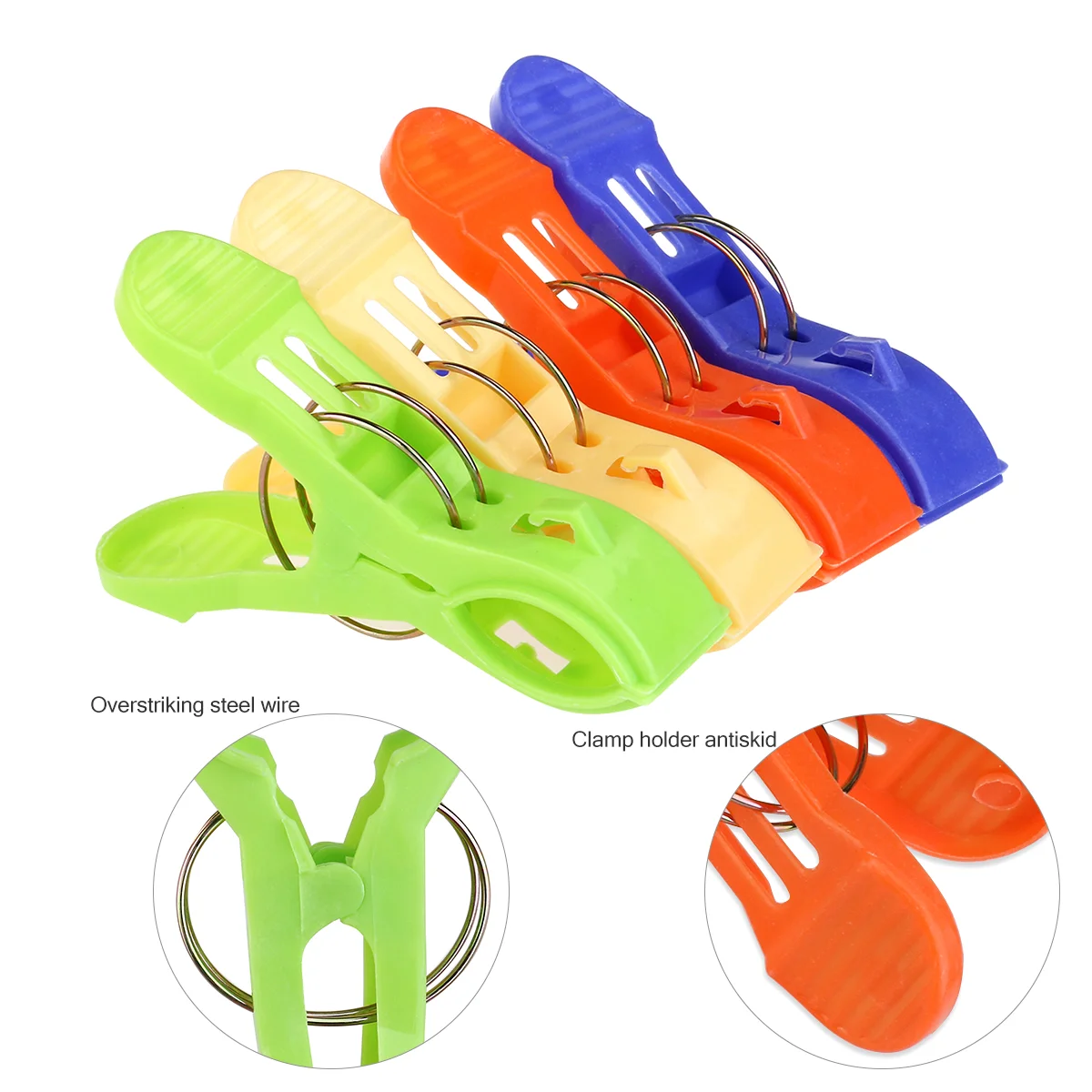 

16Pcs Durable Clamp Tarp Clips Awning Clamps Tent Snaps Camping Tent Tighten Clips for Outdoors