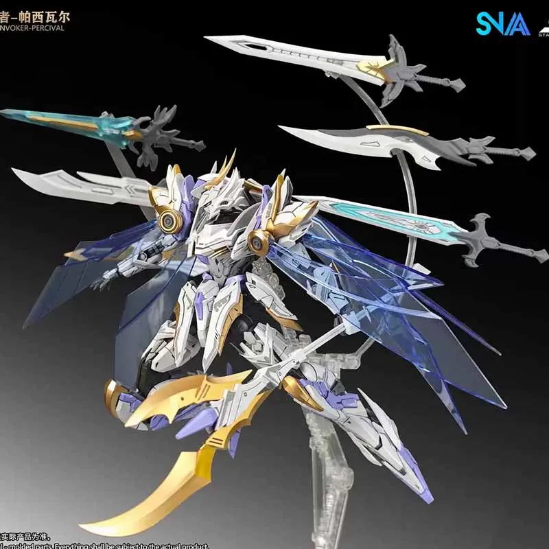 SNAA Originele DIVINE INVOKER PERCIVAL Anime Action Figure Model Assemblage Speelgoed Collectible Model Ornamenten Cadeaus voor kinderen