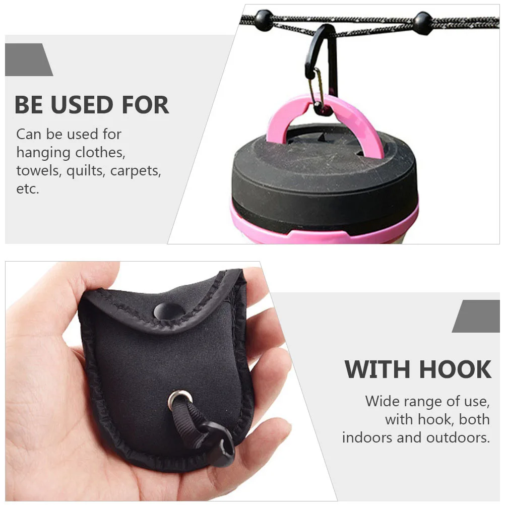 

Portable Clothes Hanging Rope Lightweight Easy Carry Storage Multi-Functional Indoor Outdoor Camping Laundry Drying Line