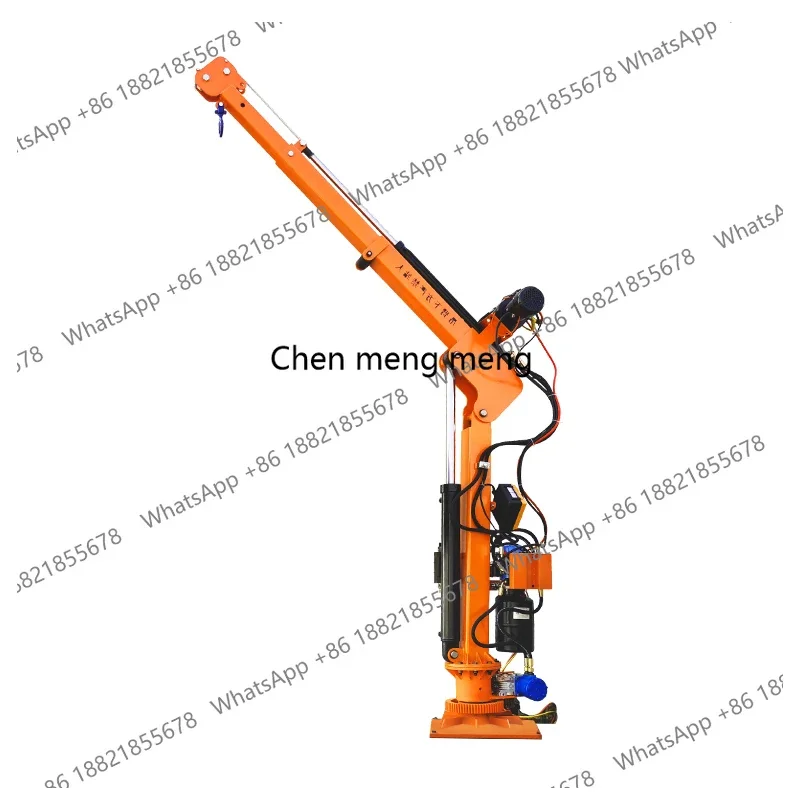 A55 Jib Crane Car Truck Mobile Crane Equipment Match Remote Control Electric Winch Rotary Hydraulic Boom