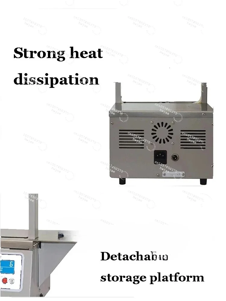 AC 220V/50HZ Automatic Strapping Machine OPP Film Bag Hot Melt Adhesive Paper Packing Machine Elastic Band Packaging Machine
