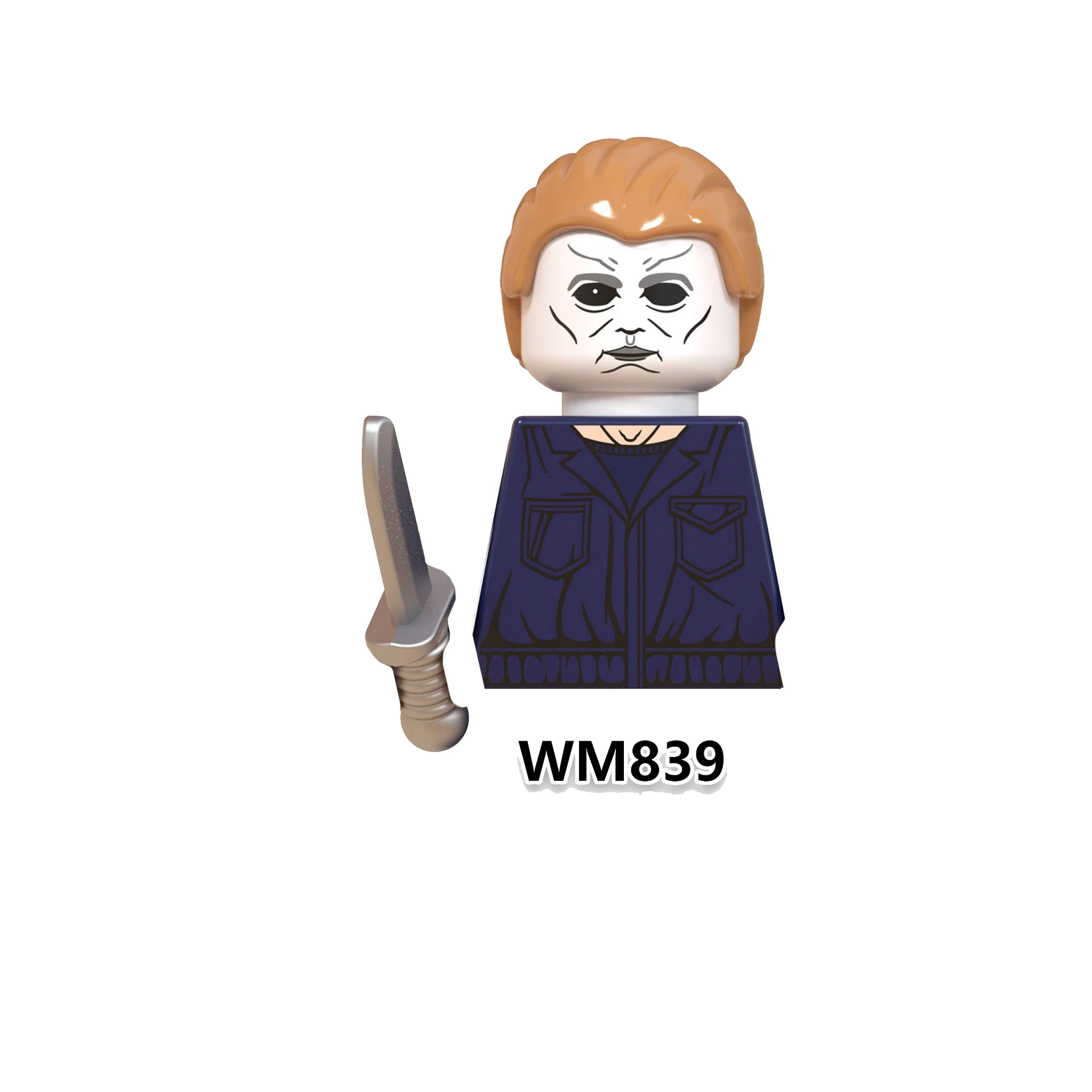 Horror Movie Action Figure Building Blocks Halloween Series Character Assemble Action Figure Building Blocks Toys Gifts
