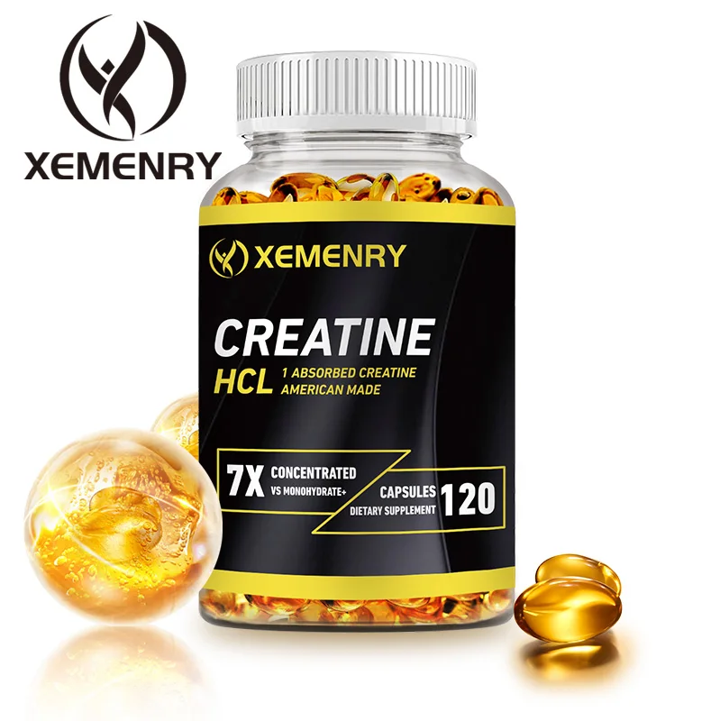 

Creatine HCl - Boosts Strength, Promotes Muscle Growth and Recovery, Supports Cognitive Function and Immune Health