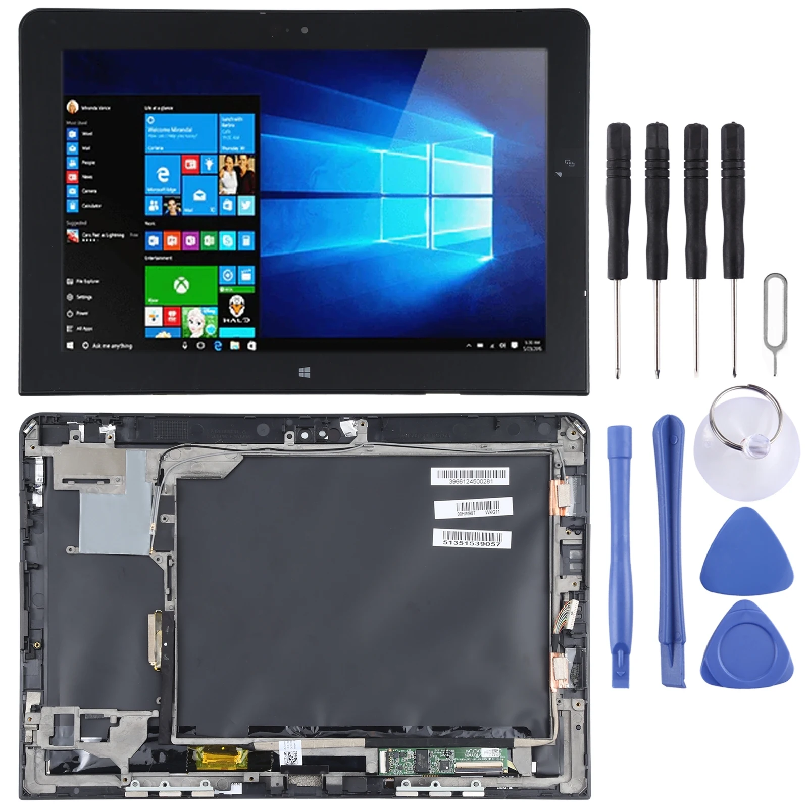 

OEM LCD Screen for Lenovo Thinkpad 10 1st Gen B101UAN01.C Digitizer Full Assembly with Frame