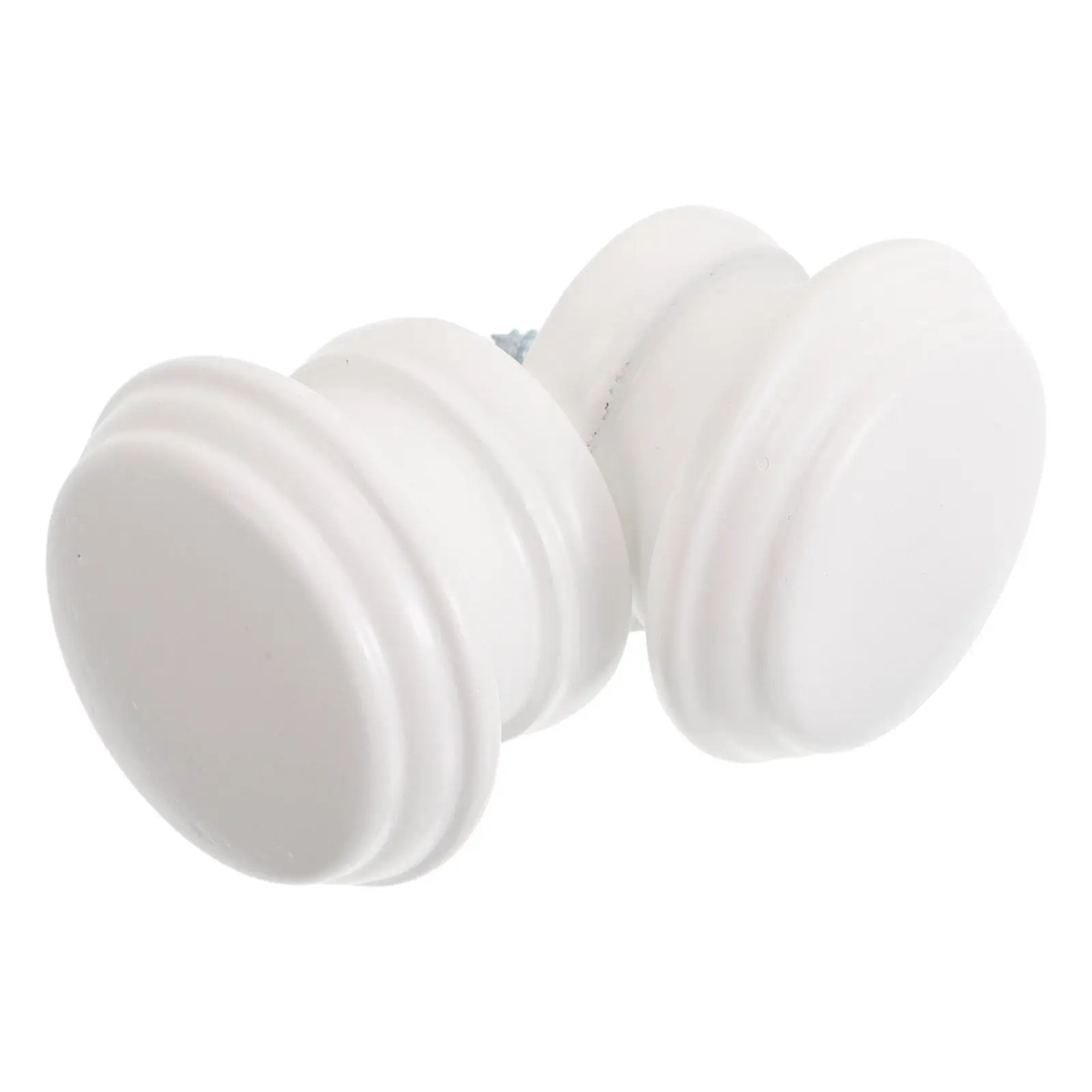 2Pcs Wooden Curtain Rod Finials Solid Wood Replacement Drapery Rod End Caps Decorative Window Treatment Accessories for Living