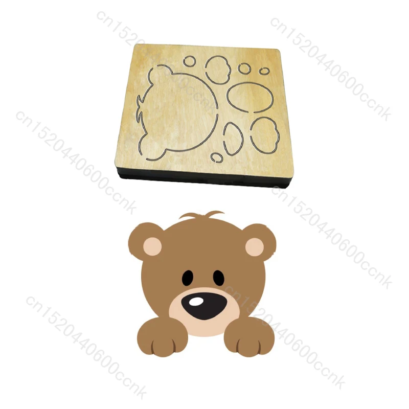 New Bear wooden dies cutting dies for scrapbooking Multiple sizes V-2140