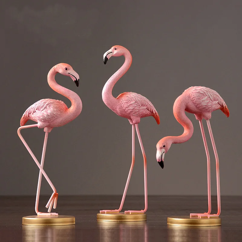 

Modern Flamingos Creative Decoration Home Living Room Wedding Gift Tabletop Decoration Wedding luxury home decor