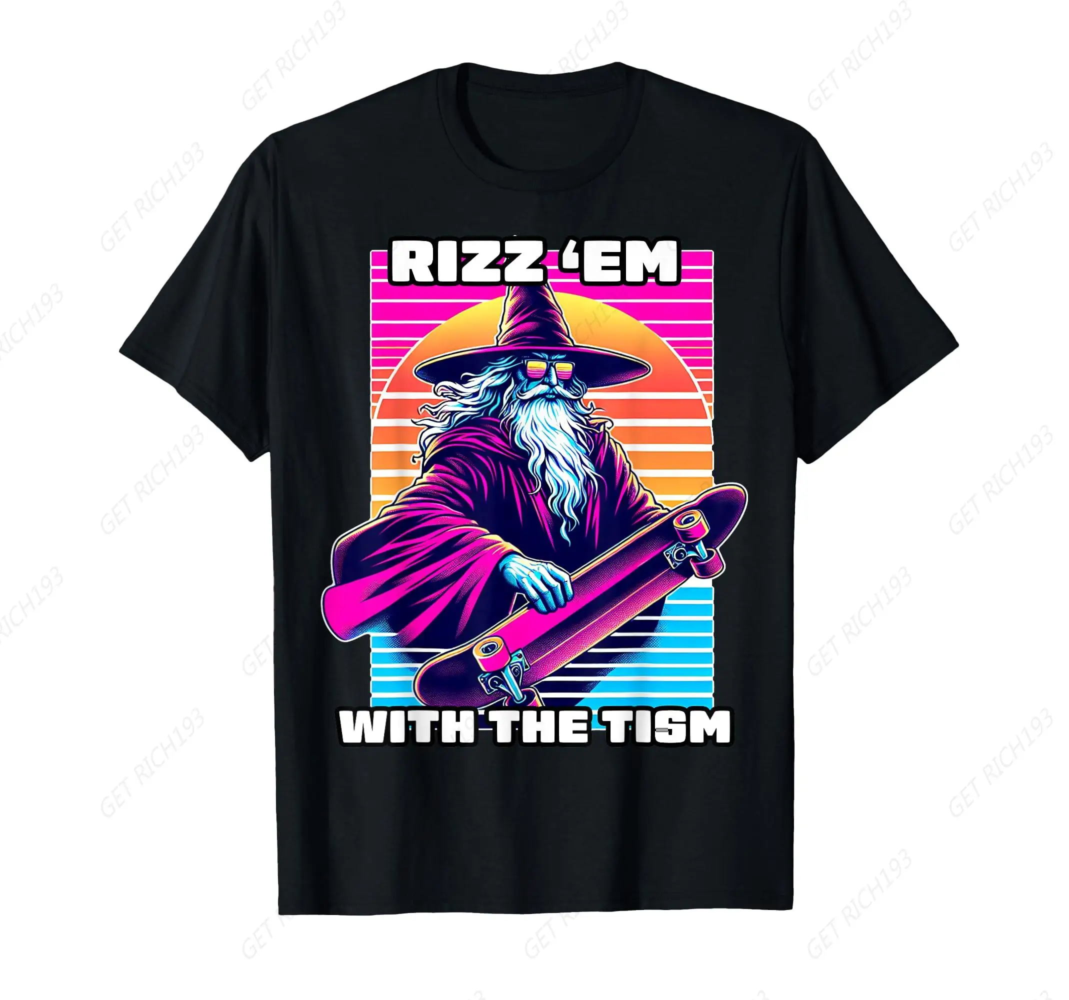 Rizz Em With The Tism Autism Awareness Funny Meme Boys Girls T-Shirt