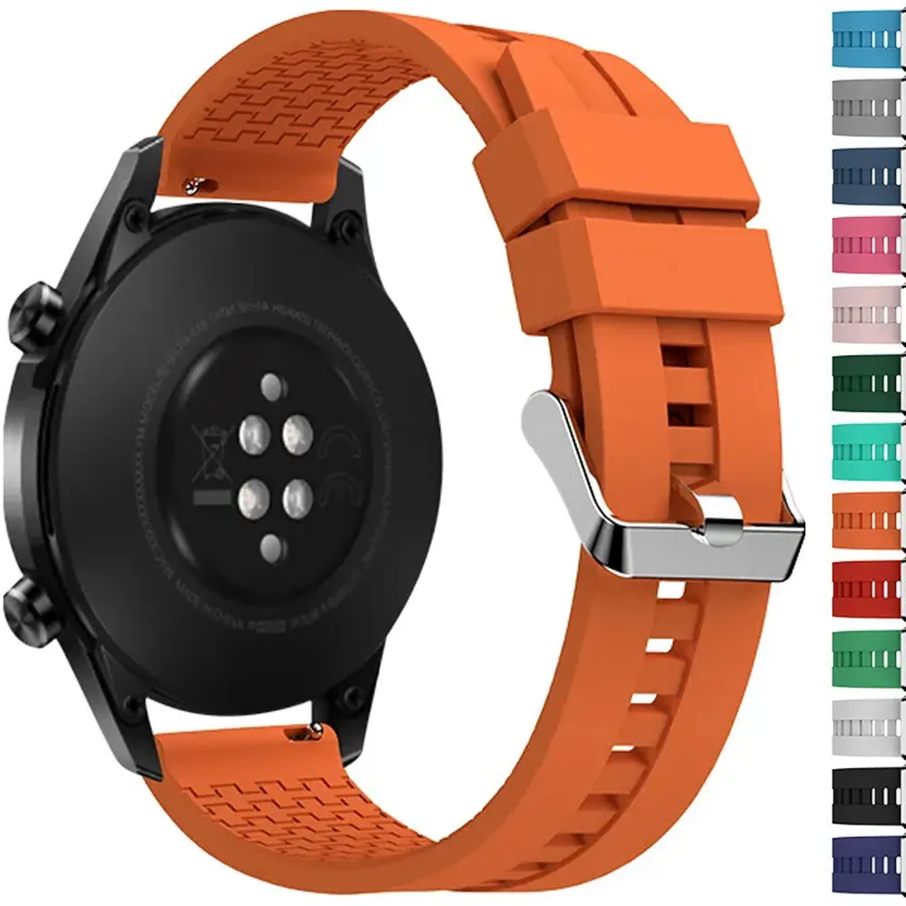 20mm 22mm Silicone band for Samsung Galaxy Watch 4 5 pro/classic/Active 2 46/42/40/44 mm strap huawei watch gt 2-2e-pro bracelet