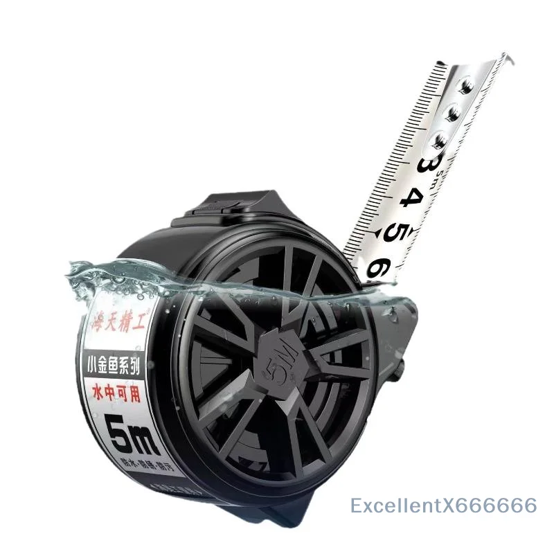 5M Stainless Steel Measuring Tool Hollow Waterproof Wear Resistant Tape Measure for Construction Household DIY Projects