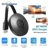 1080P For MiraScreen Display Anycast Wifi HDMI Portable Miracast Dongle Compatible For TV Projector Android iOS Mirror Screen G2
