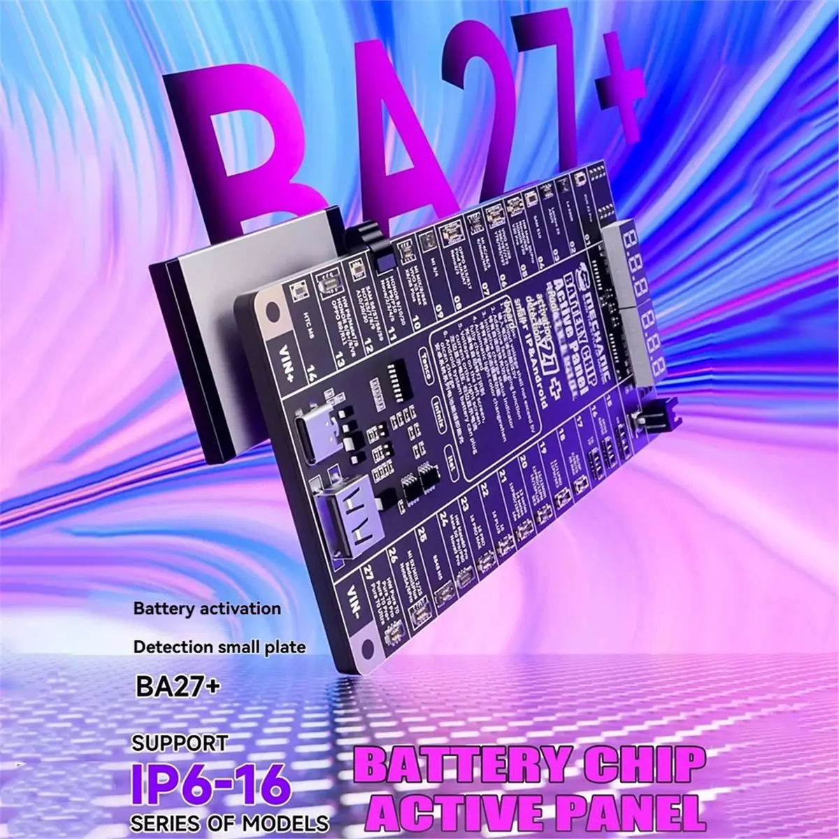 TCE  BA27+ Battery Chip Active Panel for Phone 6-17 Series Android Fast Charging Battery Activation Detection Board Tools