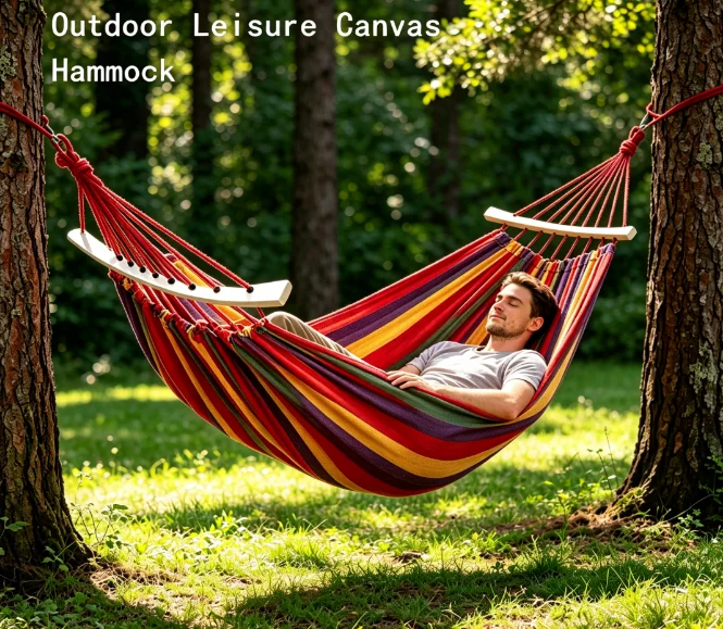 Outdoor Camping Hammock - Portable Foldable Adult Hammock Swing Chair,