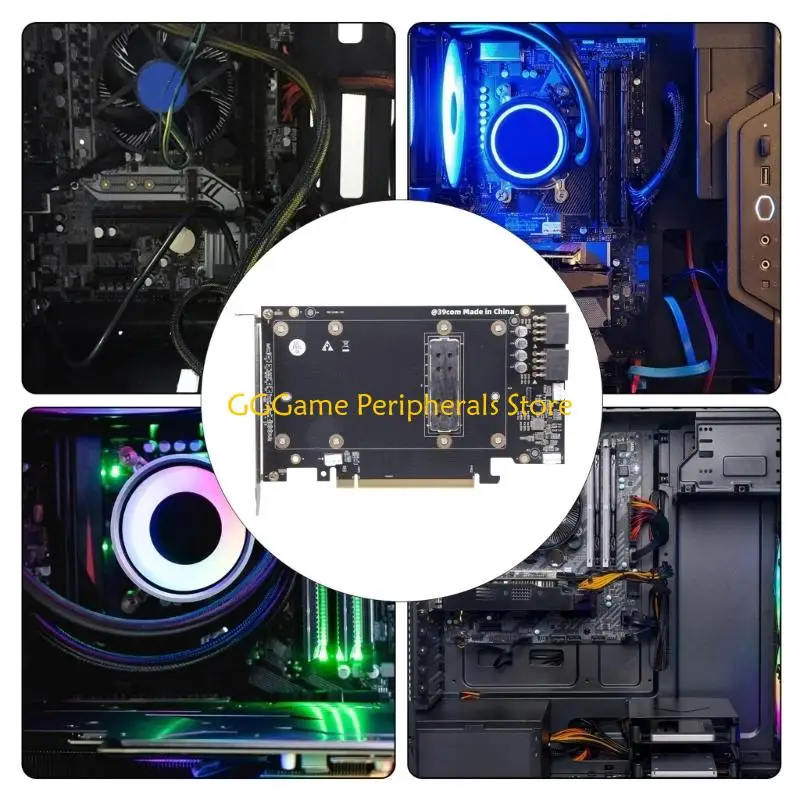 

U55B Industrial SXM2 To PCIe Converters Module For Computings Hardware Metal Structure