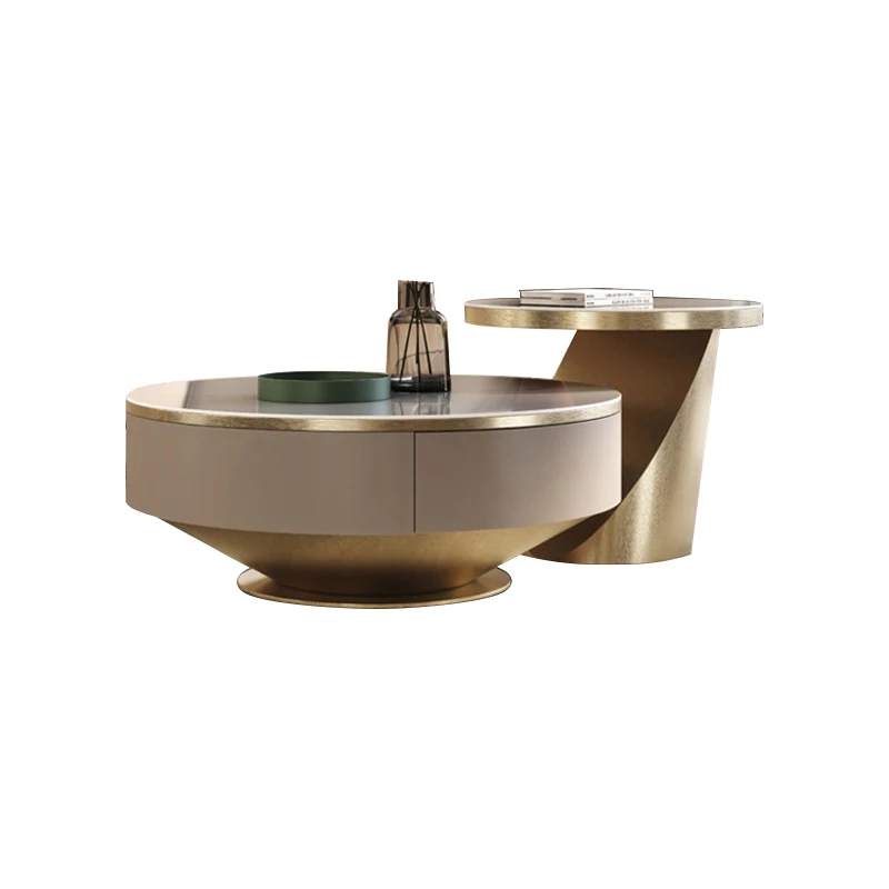 

Designer Italian rock slab TV cabinet light luxury modern high-end creative hall modern