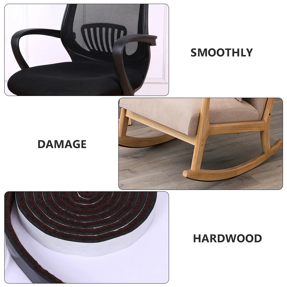 Chair Legs Protector Bow Pad Office Rocking Recliner Rug Tape Feet Eva Felt Stool Cover