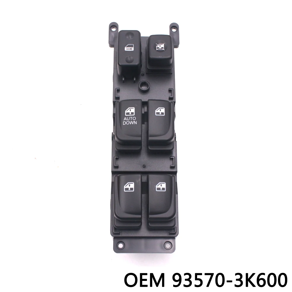 Driver Side Window Lift Switch 93570-3K600 For Hy-undai NF Sonata 2008-2010 Car Style Original Equipment Manufacturer