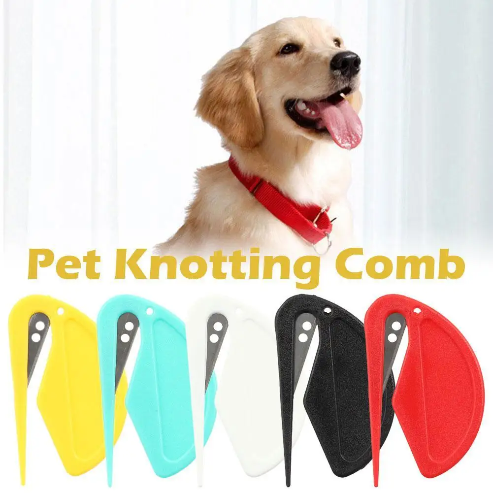 

New Cat Dog Comb Pet Open Knot Comb Cat Puppy Hair Fur Shedding Grooming Trimmer Comb Comb Cat Brush