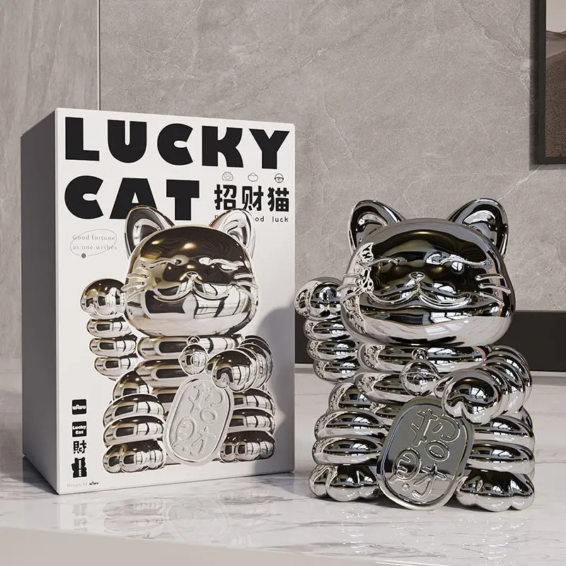 

Fortune cat piggy bank decoration entry entry home living room decoration housewarming birthday gift