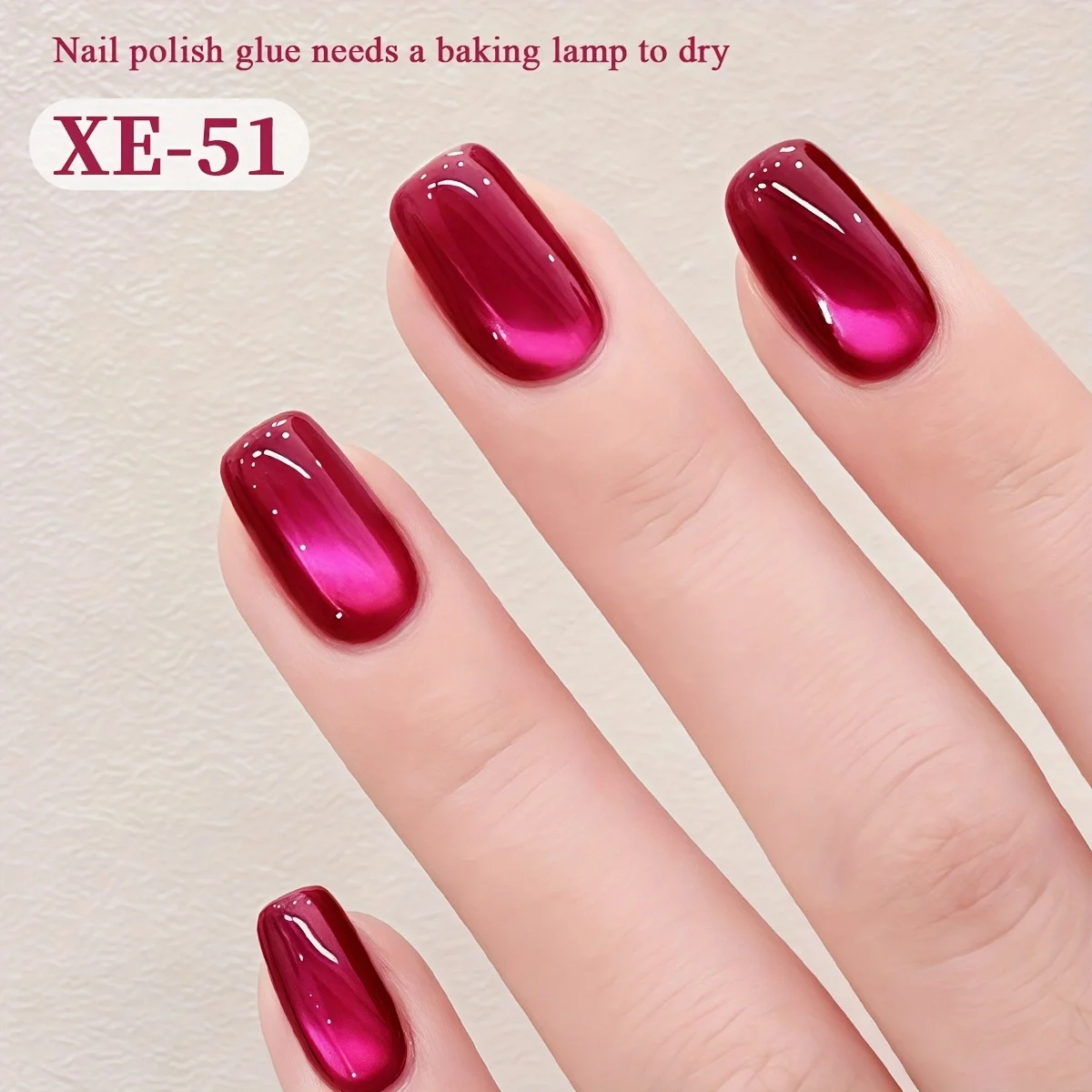 Botella de polvo Pitaya ojo de gato XE-51 súper brillante pitaya ojo de gato esmalte de uñas gel salón de moda ojo de gato arte de uñas brillo brillante