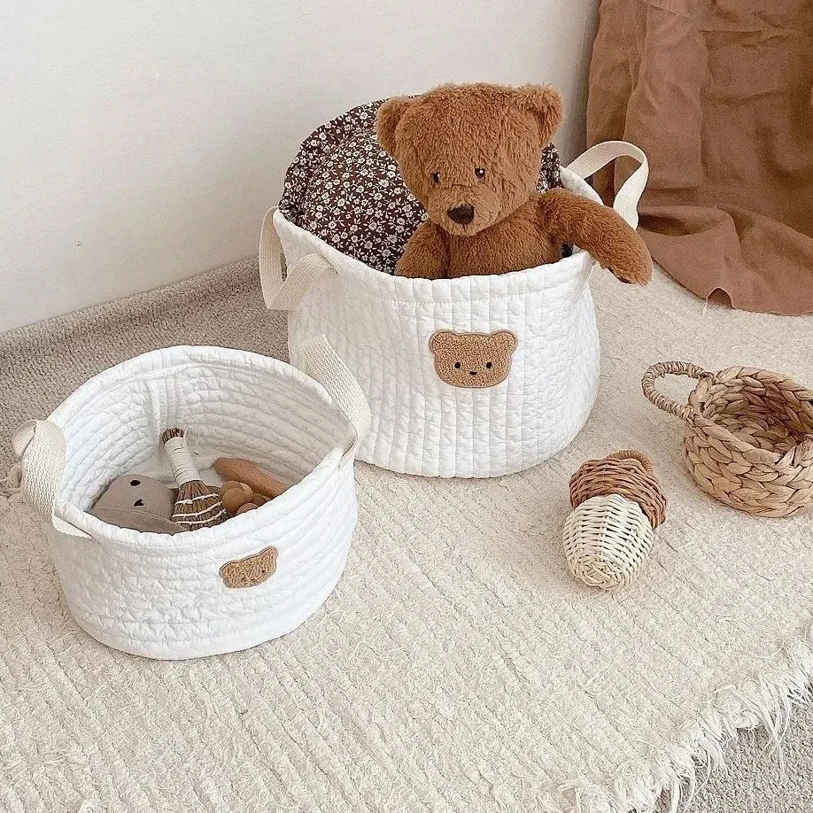 Personalized Name Storage Organizer Basket With Animal custom Baby Toys Storage Basket Personalized Baby Diaper Sorting Basket