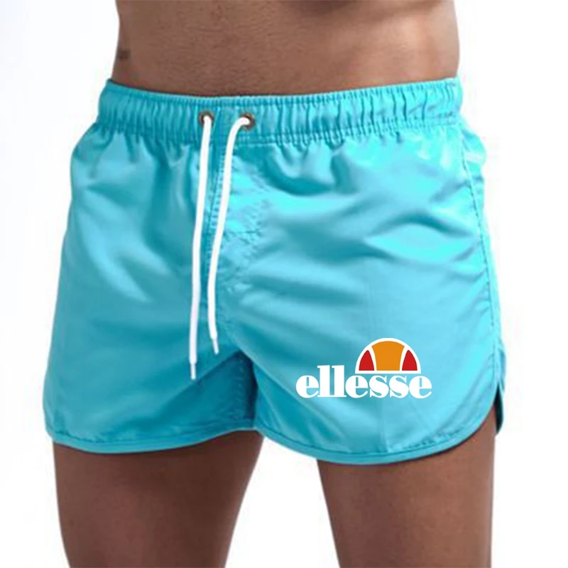 2024Men\'s Shorts Summer Swimwear Man Swimsuit Swimming Trunks Sexy Beach Shorts Surf Board Men\'s Clothing Pants