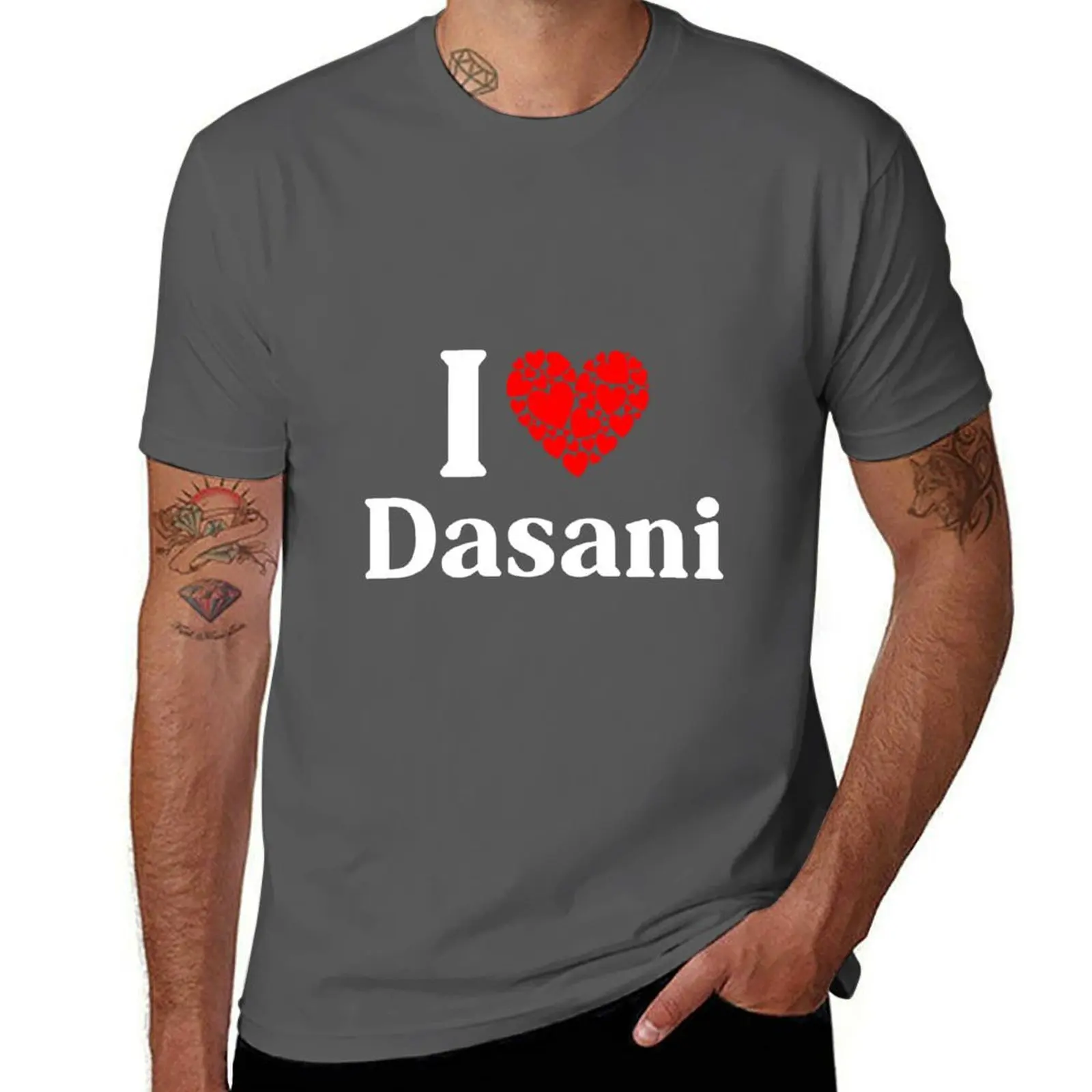 

Dasani Heart - I Love Dasani T-Shirt t shirt for man 100 percent cotton cotton t shirts man 100% man t shirts graphic T-Shirt
