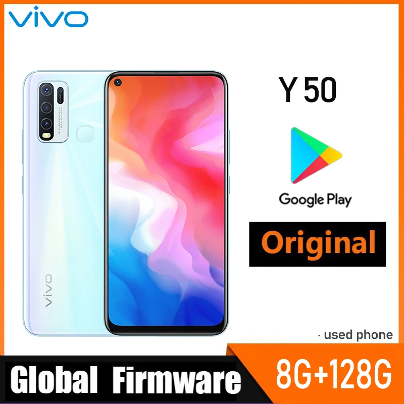 VIVO Y50 4G Smartphone Global Firmware Snapdragon 665 Octa Core 6.53