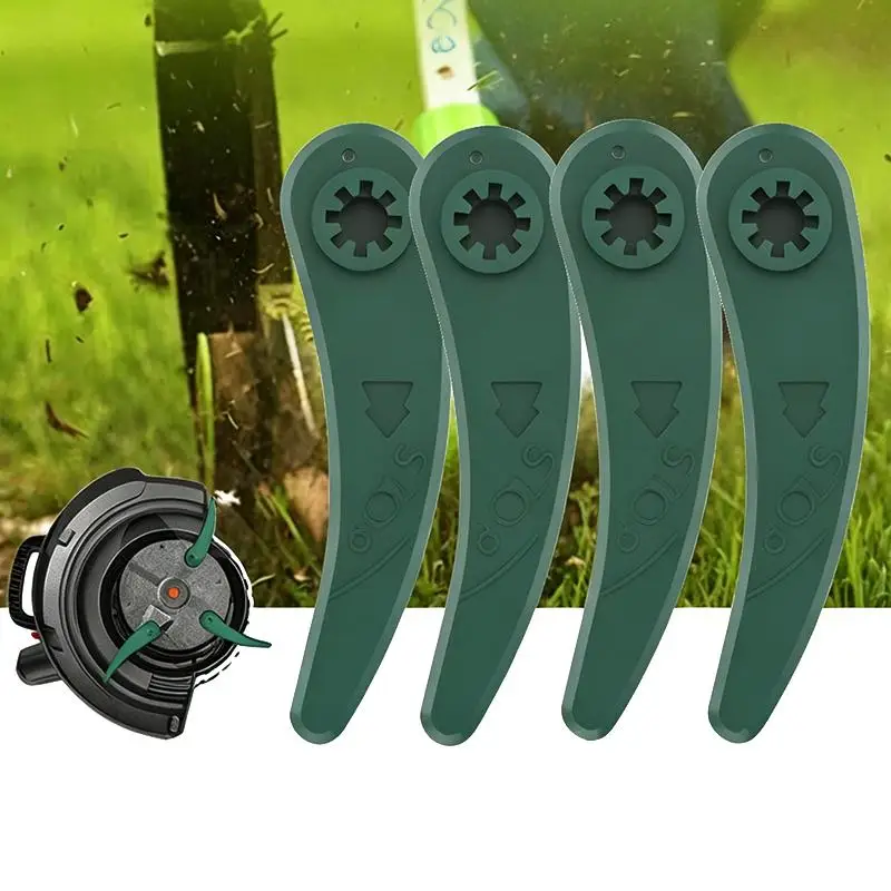 Grass Trimmer Plastic Blades 20PCS Wear Resistant Replacement Accessories for ART 23-18Li ART 26-18Li Yard Mowing