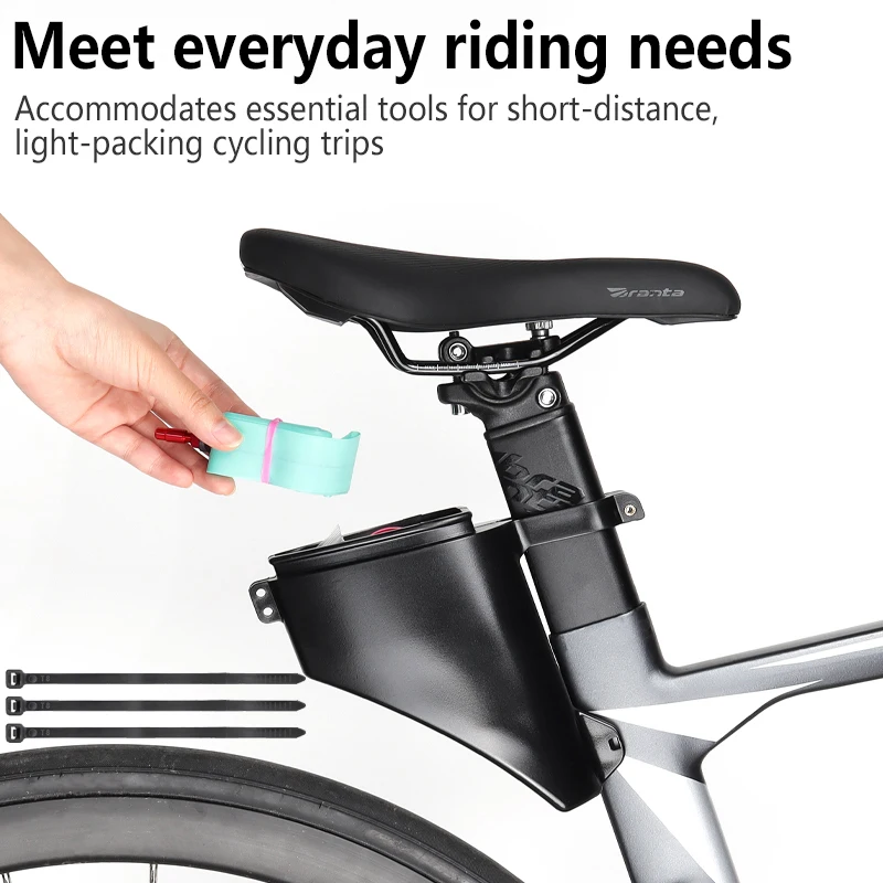 AliExpress JAVA Bicycle Hard Shell Storage Saddlebags Waterproof Shock-absorbing Droplet Type Bicycle Saddle Bag ﻿For Road MTB Bicycle Bags