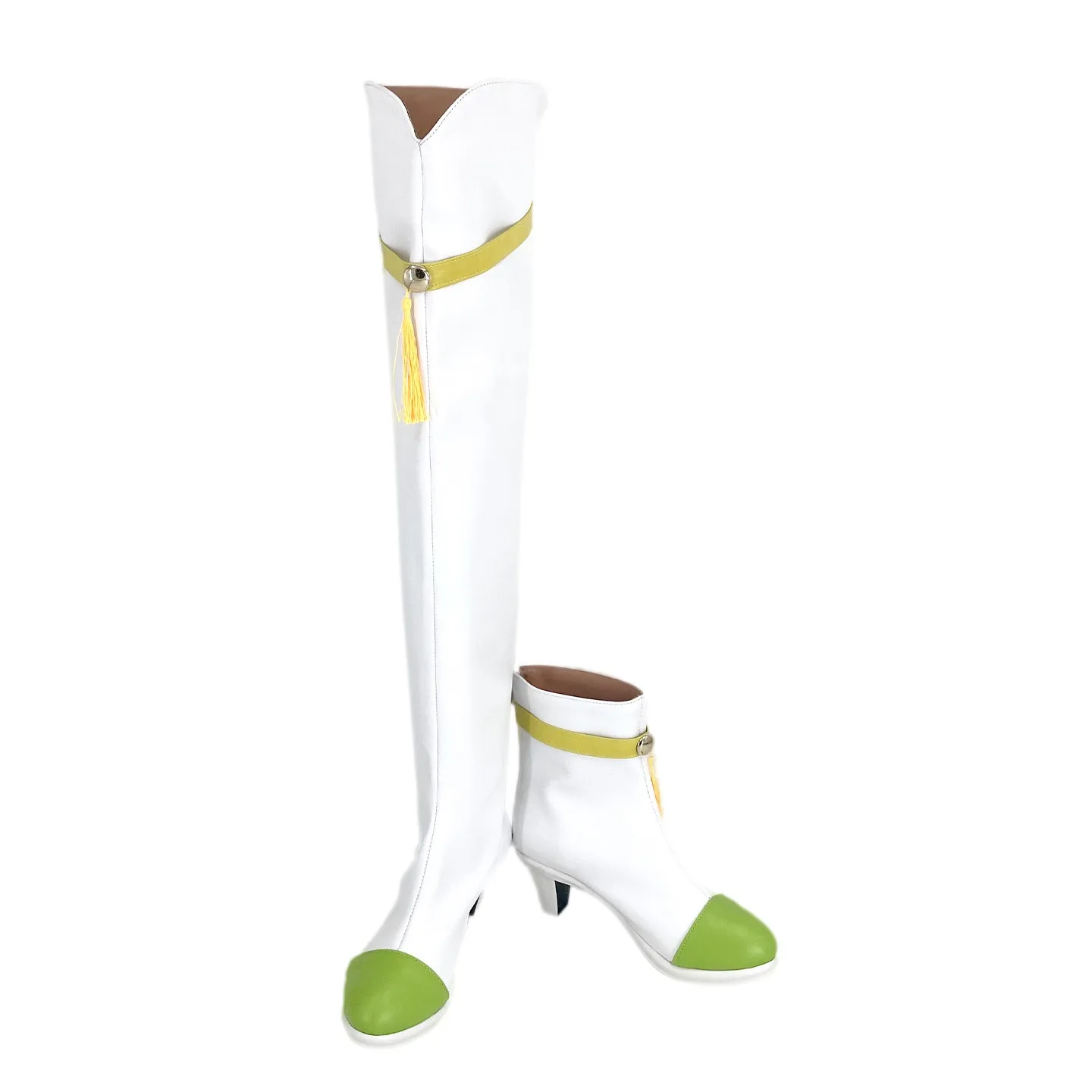 아이돌 푸리룬 코스프레 신발 할로윈 카니발 부츠 PU 가죽 신발 애니메이션 액세서리 코스프레 소품 맞춤 제작